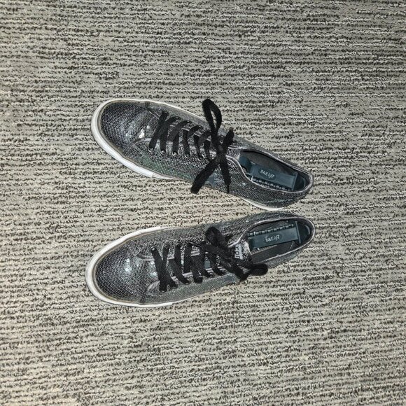 Retro Converse One Star Sparkle Sneakers - Picture 3 of 7